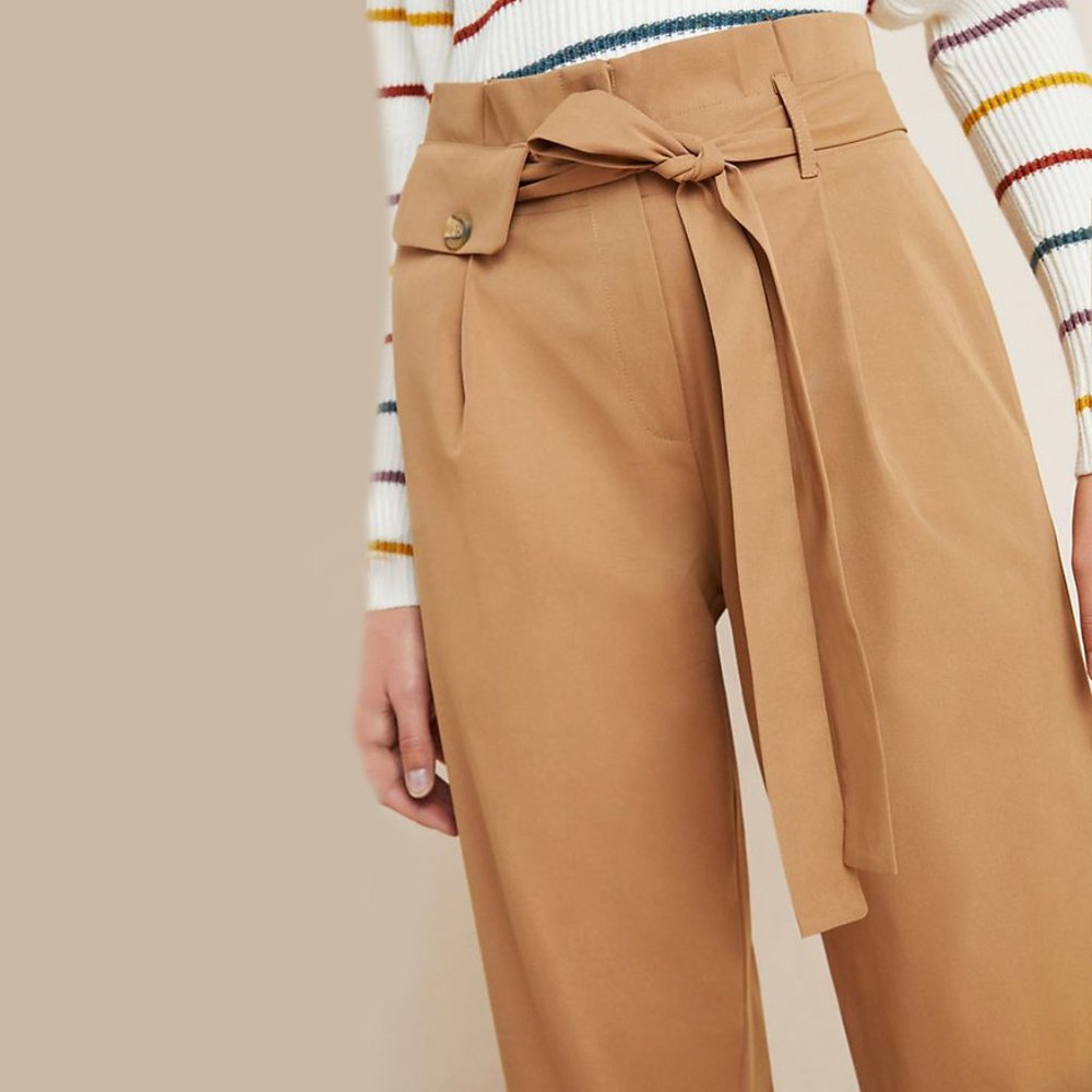 Anthropologie Mariela Poplin Wide-Leg Pants - Picture 3 of 5